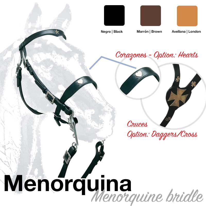 Menorquin Hoofdstel en Borsttuig