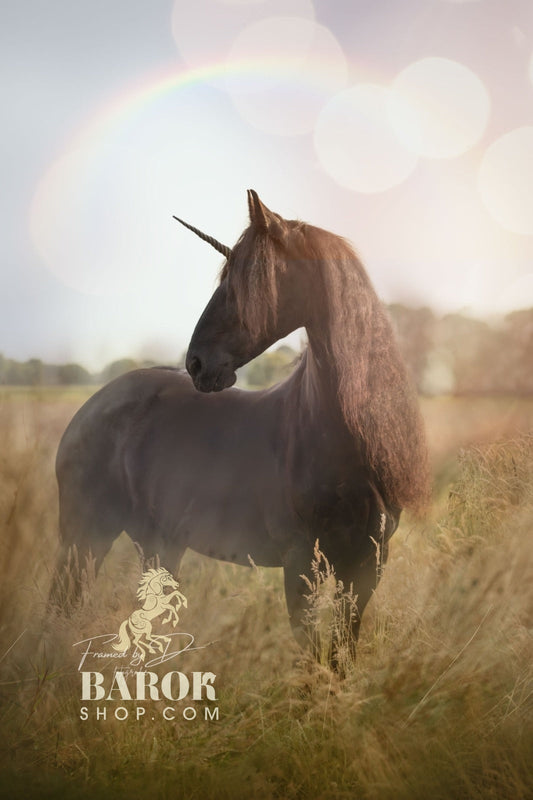 Realistic Unicorn Horn Gold - Silver